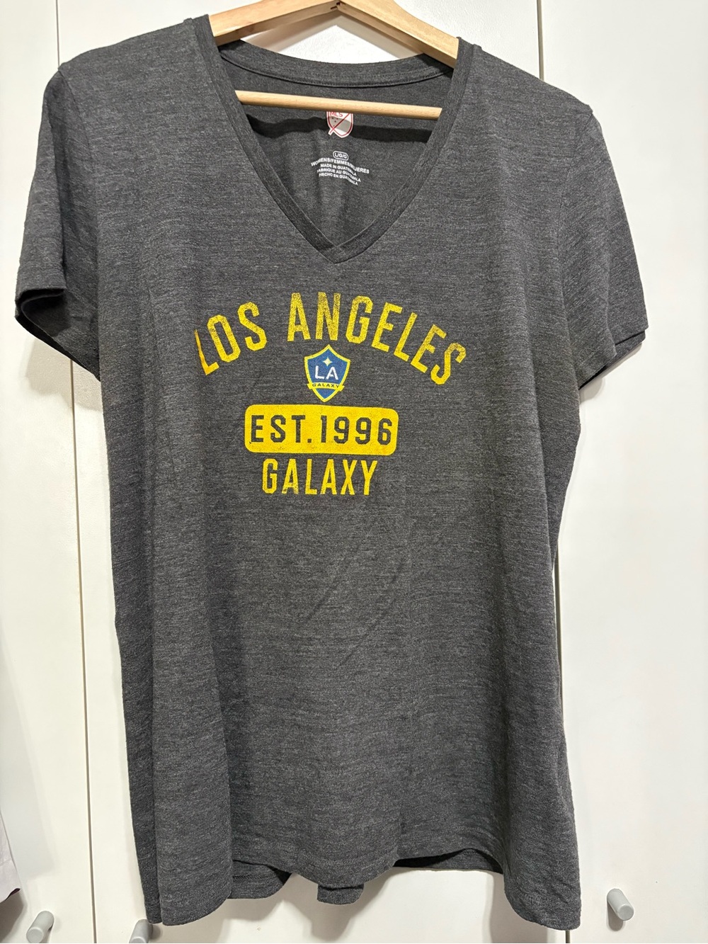 MLS Women's Dark Gray Los Angeles Galaxy Tee